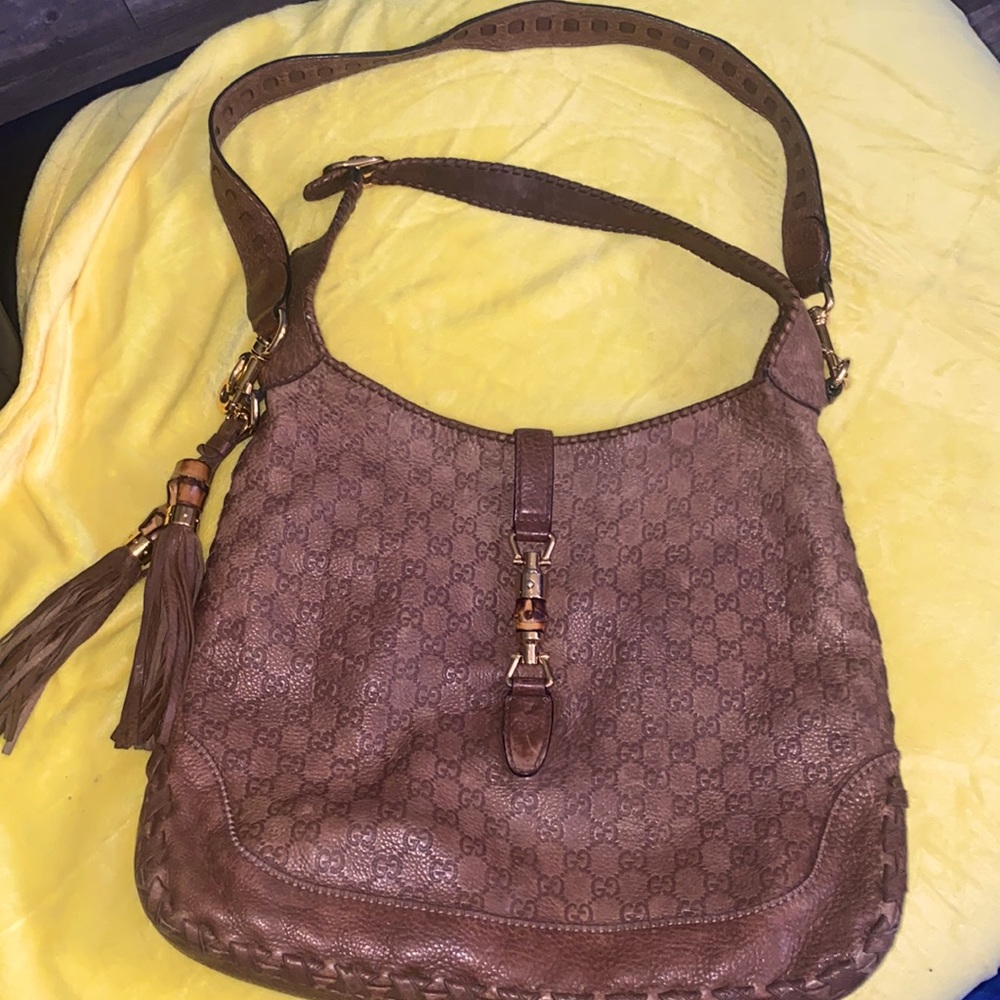 Gucci Limited Edition Leather Two Strap Bag